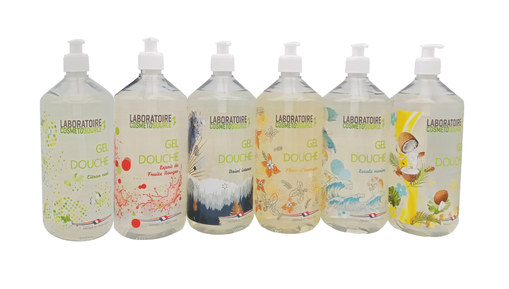 Cosmetosource gamme Gels douche
