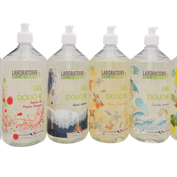 Cosmetosource gamme Gels douche