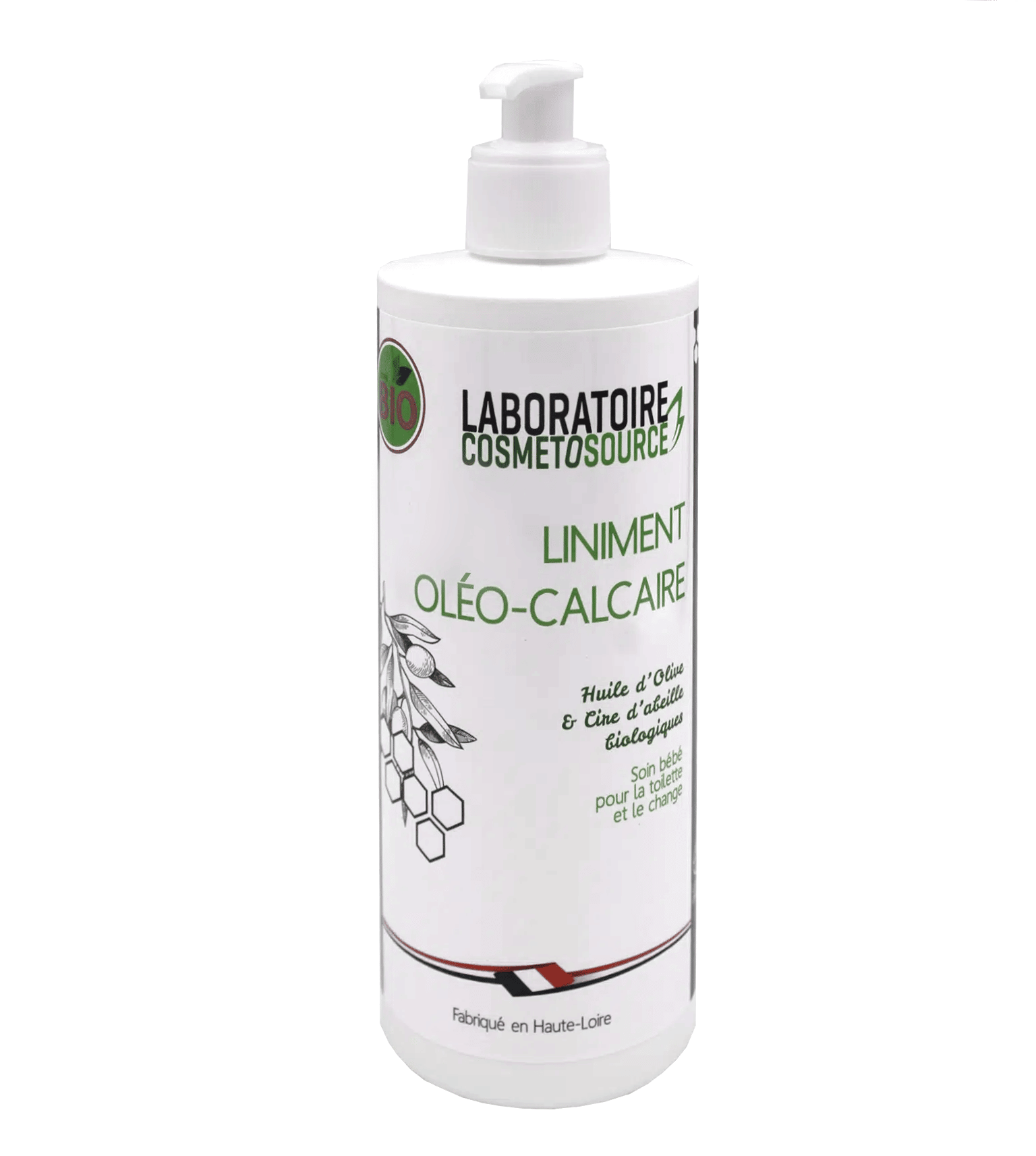 Liniment Oléo-calcaire COSMETOSOURCE 200ml/500ml - Cosmetosource