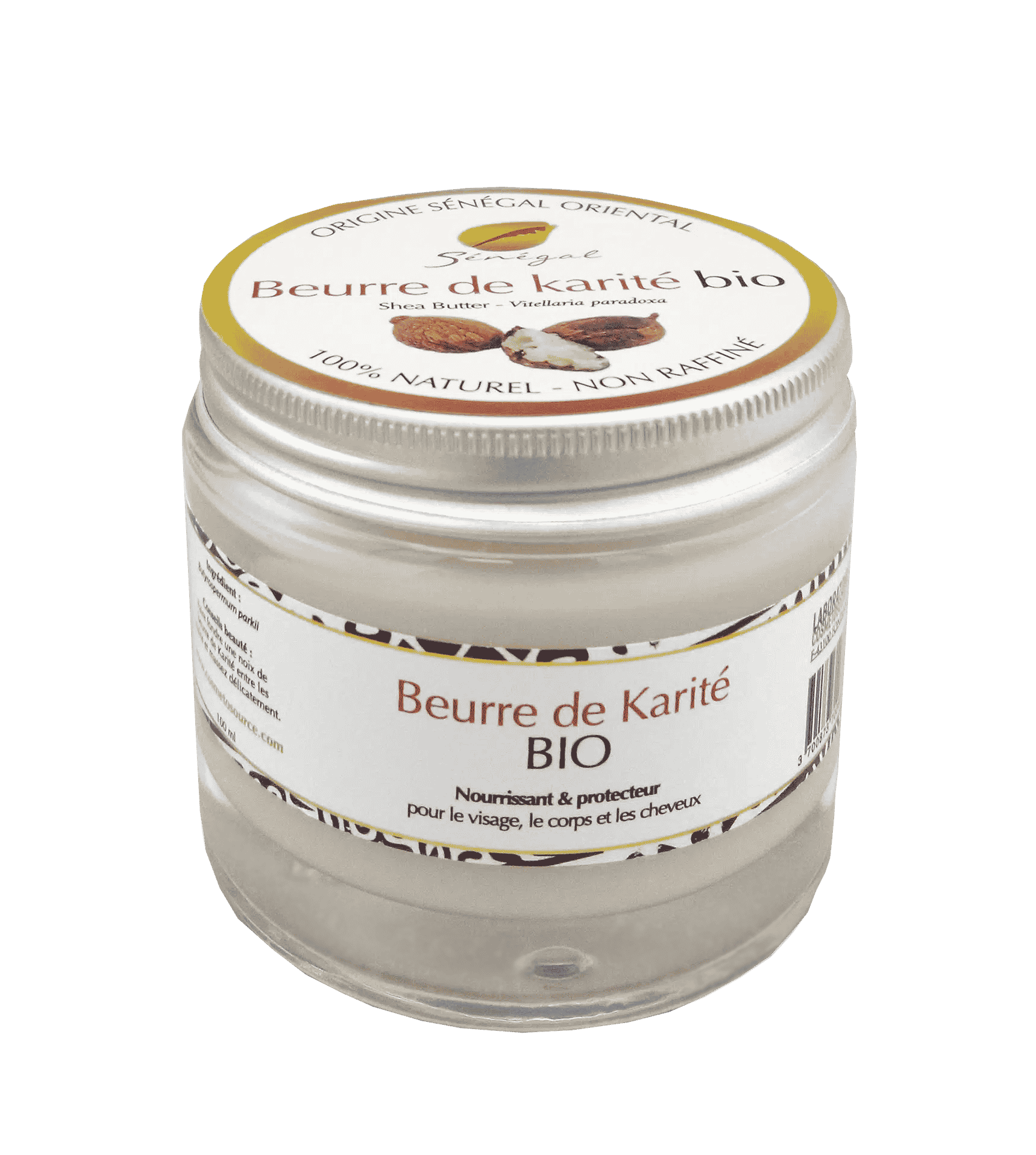 Beurre de karité bio brut non raffiné - 100 ml